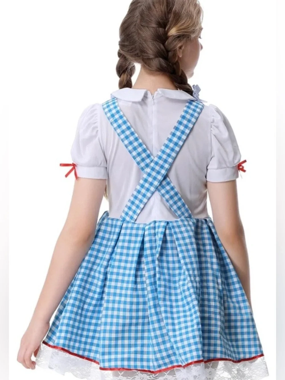 LMYOVE Dorothy Costume, Wizard Of OZ Size Large Girls 10/12 Halloween, Cosplay